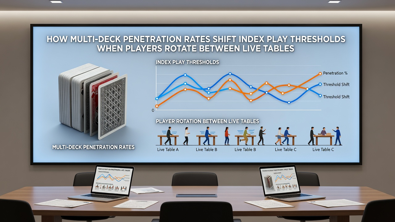 Analyse von Index-Plays bei variabler Penetration in Live- und Mobile-Blackjack