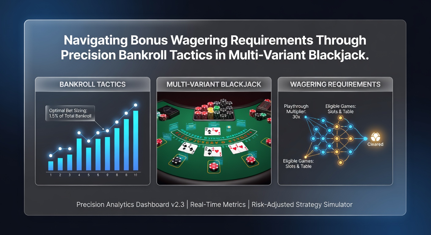 Detaillierte Darstellung von Bankroll-Tabellen und Strategieanpassungen in Blackjack-Turnieren
