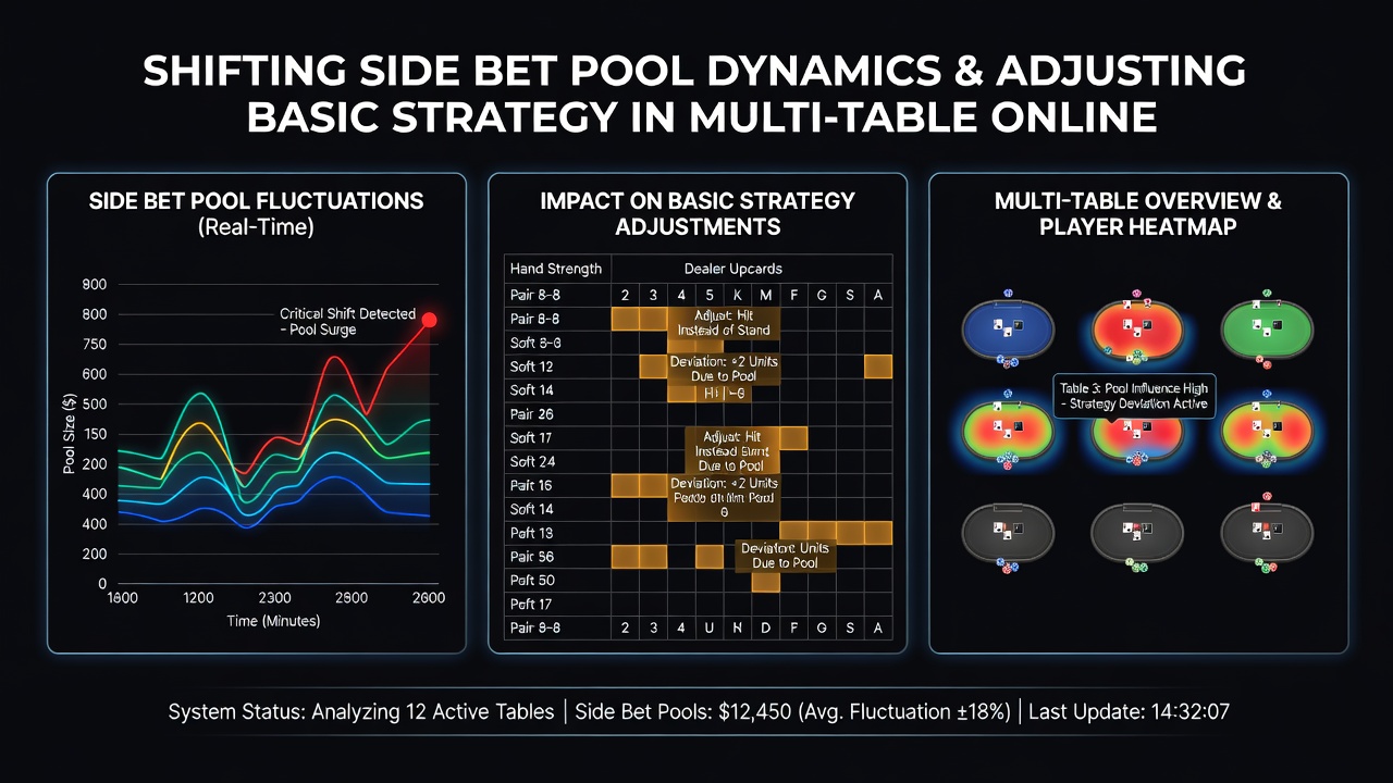 Analyse der Poolverschiebungen und deren Auswirkungen auf Strategietabellen in Online-Turnieren