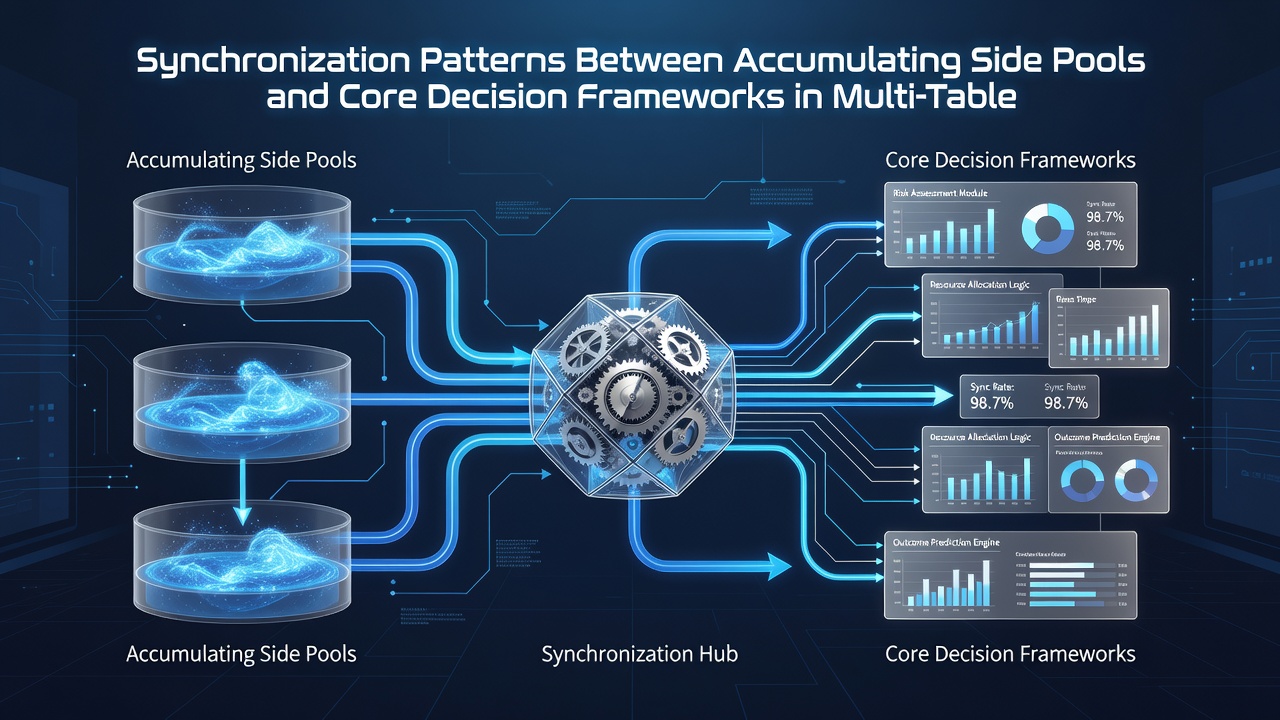 Analyse von Synchronisationsmustern in Blackjack-Side-Pools und Entscheidungsmodellen